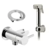 Shattaf Douche Mixer Tap, Hose & Wall Outlet Set For Bidet