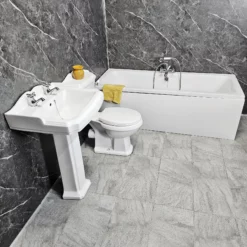 Legend Jennifer Complete Traditional Bathroom Suite In White + Optional Panel 16 Legend Jennifer Complete Traditional Bathroom Suite In White + Optional Panel -UK Bathroom Products Sales 2024 Legend Jennifer CTH Bath Suite Bath Side