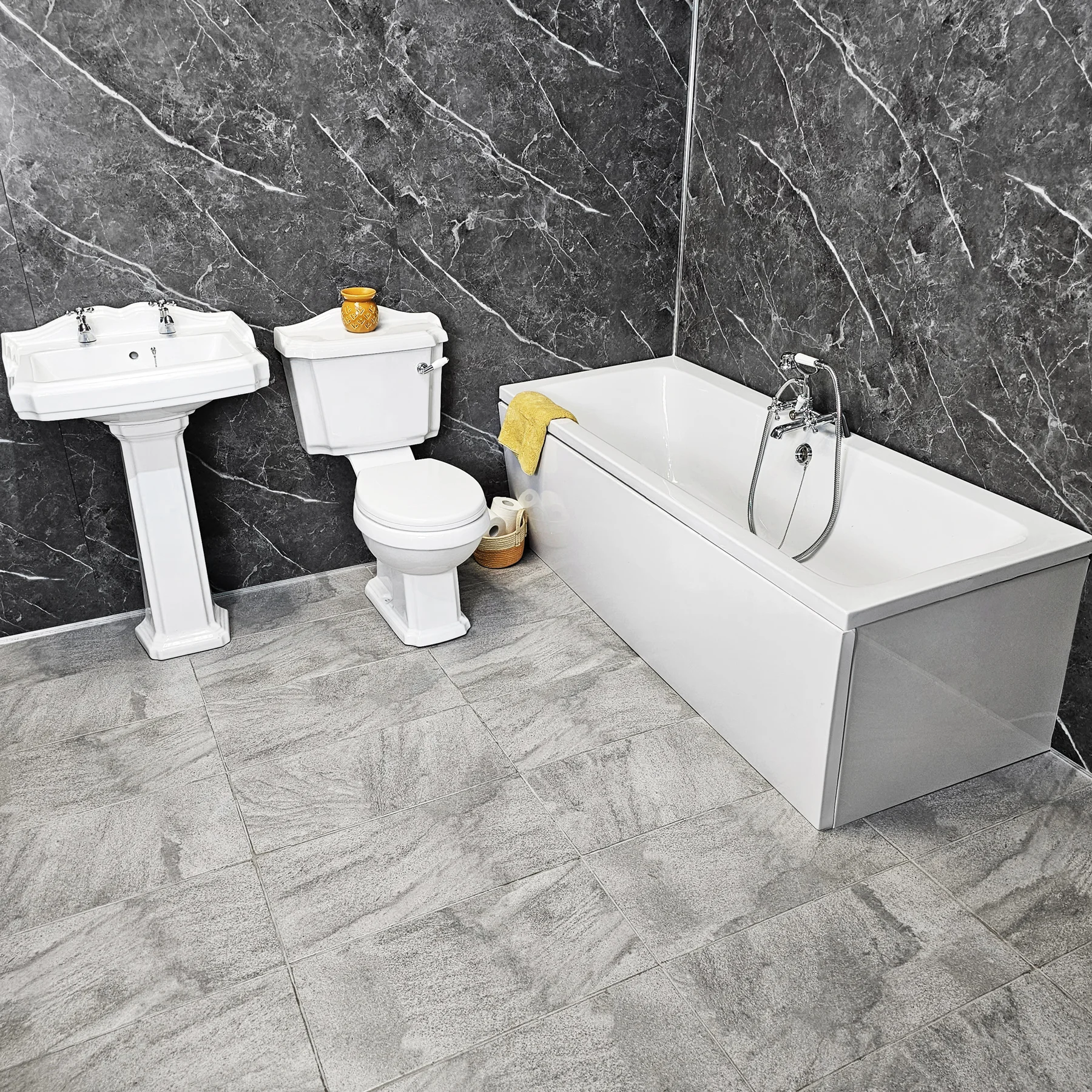 Legend Jennifer Complete Traditional Bathroom Suite In White + Optional Panel 3 Legend Jennifer Complete Traditional Bathroom Suite In White + Optional Panel