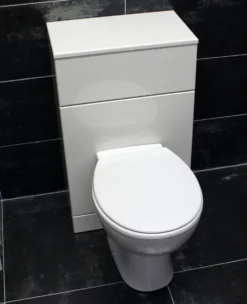 Mediterranean 500mm White Toilet Unit With Optional Back To Wall Pan & Cistern