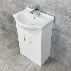 Hydros Match 1050mm Bathroom Vanity Sink & WC Toilet Set – Optional Tap 15 Hydros Match 1050mm Bathroom Vanity Sink & WC Toilet Set – Optional Tap -UK Bathroom Products Sales 2024 Match Paris 550 Vanity Side jpg webp