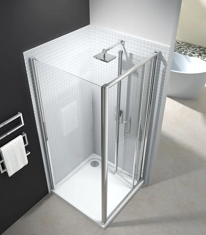 Merlyn 6 Series Bifold Shower Door With Tray Option / 4 Sizes 3 Merlyn 6 Series Bifold Shower Door With Tray Option / 4 Sizes