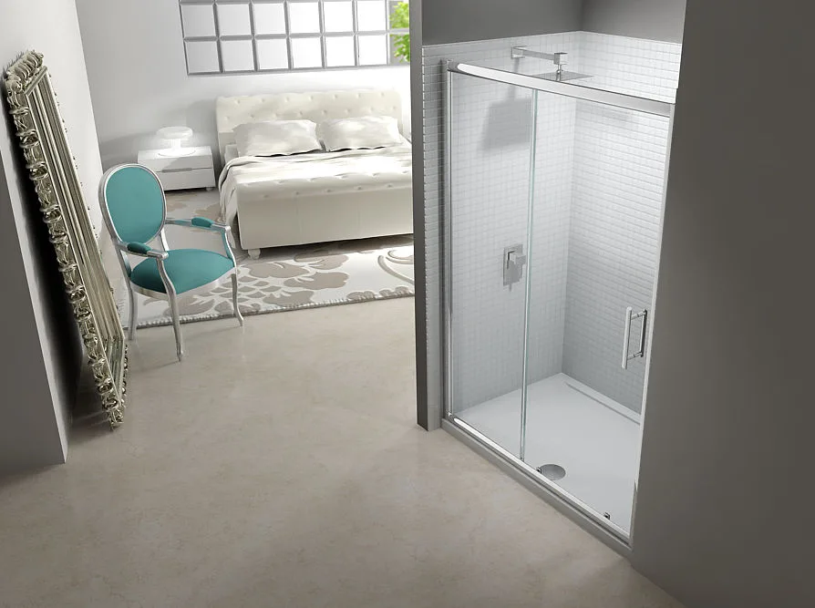 Merlyn 6 Series Sliding Shower Door With Tray Option / 7 Sizes 4 Merlyn 6 Series Sliding Shower Door With Tray Option / 7 Sizes - Image 2