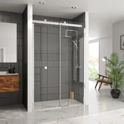 Merlyn 10 Series Sliding Shower Door With Tray Option 9 Merlyn 10 Series Sliding Shower Door With Tray Option -UK Bathroom Products Sales 2024 Merlyn series 10 sliding door only RH jpg webp 1