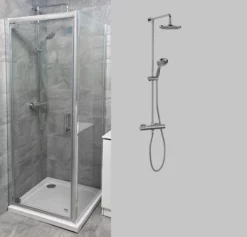 Mondella 800mm Or 900mm Pivot Shower Cubicle + Shower Tray + Shower Valve Option 14 Mondella 800mm Or 900mm Pivot Shower Cubicle + Shower Tray + Shower Valve Option -UK Bathroom Products Sales 2024 Mondella Pivot Shower Suite with Metro Shower copy jpg webp