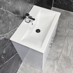 Naomi 600mm Square Vanity Unit + Ceramic Basin Sink Bathroom Storage White Gloss 13 Naomi 600mm Square Vanity Unit + Ceramic Basin Sink Bathroom Storage White Gloss -UK Bathroom Products Sales 2024 Naomi 600mm Vanity Unit New Basin basin Sep 23 1