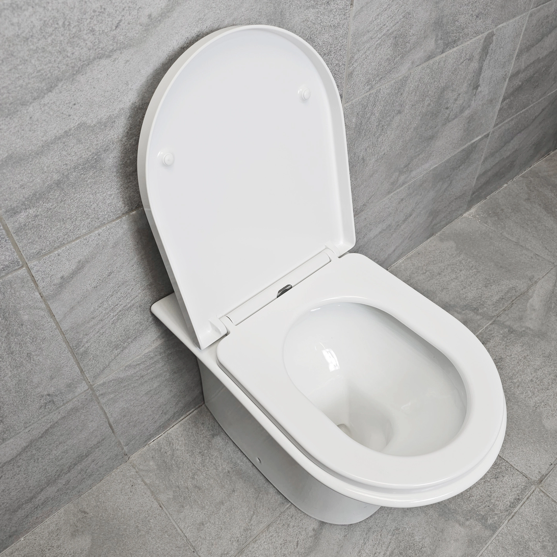 Olive Luxury Rimless Back To Wall Pan Including Soft Close Seat 4 Olive Luxury Rimless Back To Wall Pan Including Soft Close Seat - Image 2