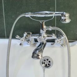 Petworth Traditional Roll Top Bath Suite High Level Toilet Bathroom Suite 15 Petworth Traditional Roll Top Bath Suite High Level Toilet Bathroom Suite -UK Bathroom Products Sales 2024 Petworth roll top bath Silvia bath taps jpg
