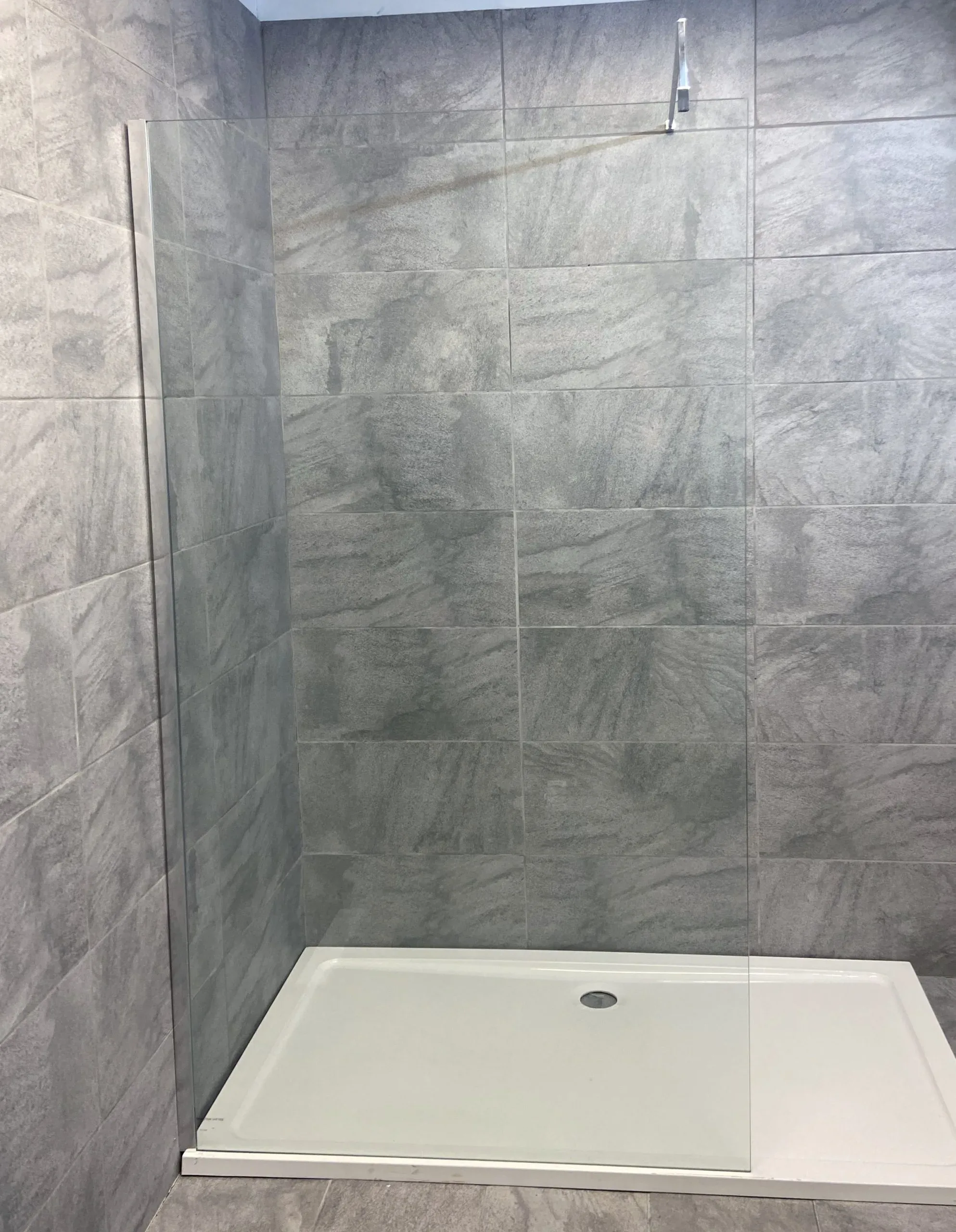 Ex-Bathstore Playtime Chrome Frame 8mm Walk In Shower Package Inc Shower Tray 5 Ex-Bathstore Playtime Chrome Frame 8mm Walk In Shower Package Inc Shower Tray - Image 3