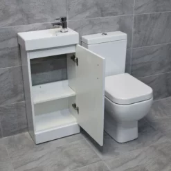 400mm Square Vanity Sink Unit With RAK Series 600 Toilet Cloakroom Set 9 400mm Square Vanity Sink Unit With RAK Series 600 Toilet Cloakroom Set -UK Bathroom Products Sales 2024 Rak s600 set door jpg
