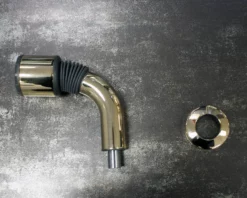 Replacement Gold Fixed Shower Head Single Spray Gold Finish