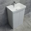 Ross Curved Vanity Basin Sink Unit – Gloss White – 550mm + 700mm With Tap Option 1 Ross Curved Vanity Basin Sink Unit – Gloss White – 550mm + 700mm With Tap Option -UK Bathroom Products Sales 2024 Rio Ross White 550 side jpg webp