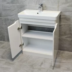 Ross Curved Vanity Basin Sink Unit – Gloss White – 550mm + 700mm With Tap Option 21 Ross Curved Vanity Basin Sink Unit – Gloss White – 550mm + 700mm With Tap Option -UK Bathroom Products Sales 2024 Rio Ross White 700 doors jpg webp
