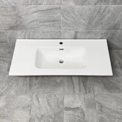 Ceramic Bathroom Sink Vanity Basin – 1010mm X 465mm – Rectangular
