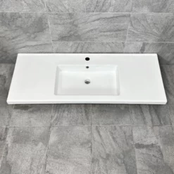 1210mm X 465mm Ceramic Bathroom Furniture Sink Vanity Basin Rectangular
