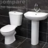 Sara Basin And Toilet Set Cloakroom Suite Soft Close Seat & Tap Option 2 Sara Basin And Toilet Set Cloakroom Suite Soft Close Seat & Tap Option -UK Bathroom Products Sales 2024 Sarah Cloakroom Suite Tap