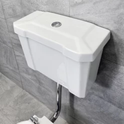 Savoy Traditional Victorian Low Level Toilet & Basin + Button + Heavy Duty Seat 16 Savoy Traditional Victorian Low Level Toilet & Basin + Button + Heavy Duty Seat -UK Bathroom Products Sales 2024 Savoy Low Level Toilet Flush Cistern Flush