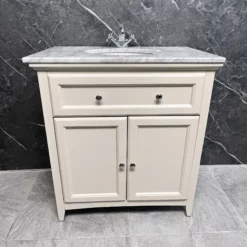 Savoy Traditional Style White Or Grey 800mm Vanity Unit Inc. Worktop & Basin 20 Savoy Traditional Style White Or Grey 800mm Vanity Unit Inc. Worktop & Basin -UK Bathroom Products Sales 2024 Savoy Old English White 2D Grey Worktop Front