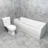 Space Saver Single Ended 1600 Or 1700mm Combination Bath Duo Toilet Suite 1 Space Saver Single Ended 1600 Or 1700mm Combination Bath Duo Toilet Suite -UK Bathroom Products Sales 2024 Sienna Duo Space Saving Set Overview