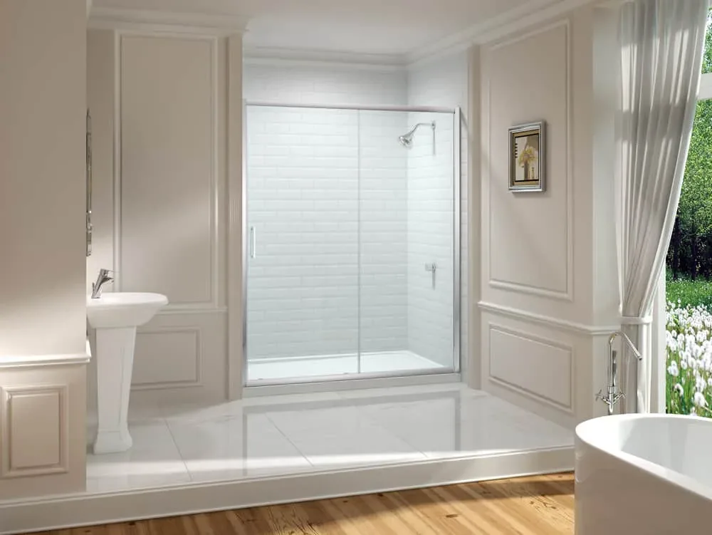 Merlyn 8 Series Sliding Shower Door With Tray Option 4 Merlyn 8 Series Sliding Shower Door With Tray Option - Image 2
