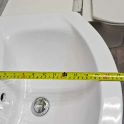 1350mm Vanity Set Bathroom Furniture Suite Sink Storage Drawerline White 26 1350mm Vanity Set Bathroom Furniture Suite Sink Storage Drawerline White -UK Bathroom Products Sales 2024 St Moritz 1350 CF2 Basin Depth 1