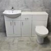 1350mm Vanity Set Bathroom Furniture Suite Sink Storage Drawerline White