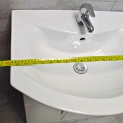 1350mm Vanity Set Bathroom Furniture Suite Sink Storage Drawerline White 22 1350mm Vanity Set Bathroom Furniture Suite Sink Storage Drawerline White -UK Bathroom Products Sales 2024 St Moritz 1350 CF2 Width Total