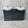Mediterranean 1450mm Double Basin Sink Vanity Unit Set Bathroom Anthracite Gloss 2 Mediterranean 1450mm Double Basin Sink Vanity Unit Set Bathroom Anthracite Gloss -UK Bathroom Products Sales 2024 St Moritz 1450 Anthracite Front jpg webp