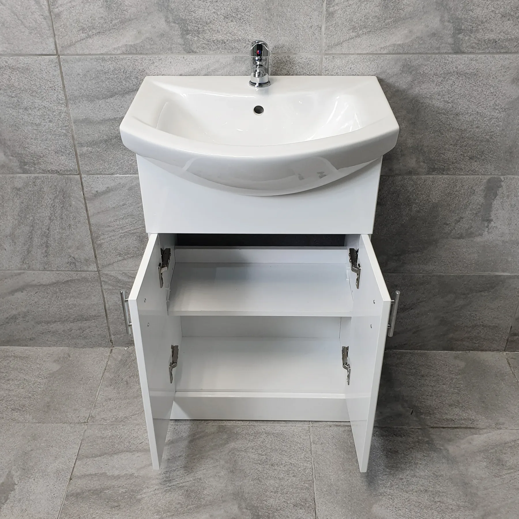Designer Bathroom Vanity Basin Sink Unit Storage – White – Various Sizes 9 Designer Bathroom Vanity Basin Sink Unit Storage – White – Various Sizes - Image 7