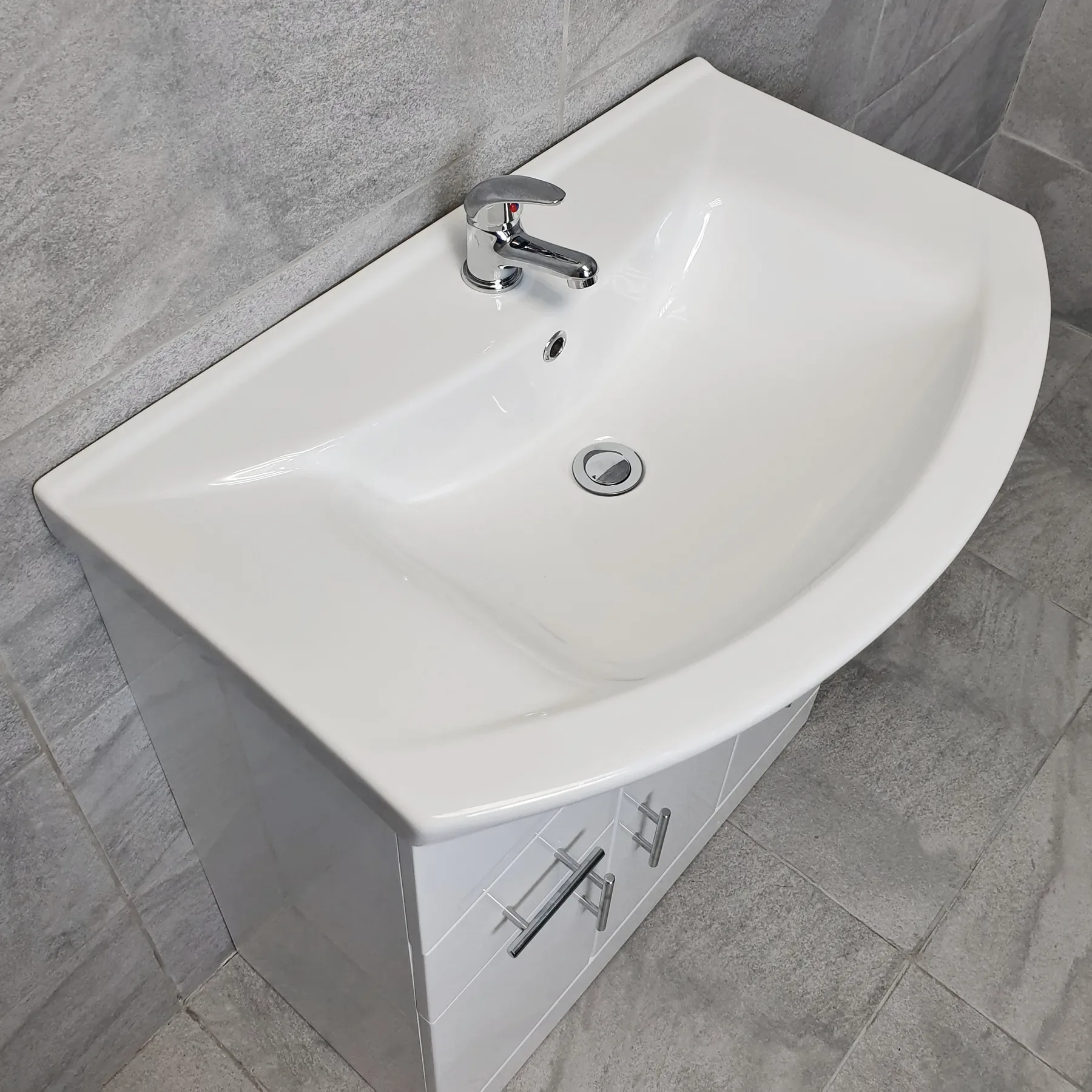 Designer Bathroom Vanity Basin Sink Unit Storage – White – Various Sizes 15 Designer Bathroom Vanity Basin Sink Unit Storage – White – Various Sizes - Image 13