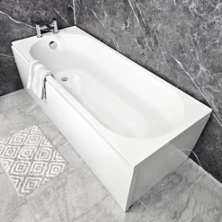 Steph Slim Round Single Ended Bath 1700mm X 700mm Acrylic