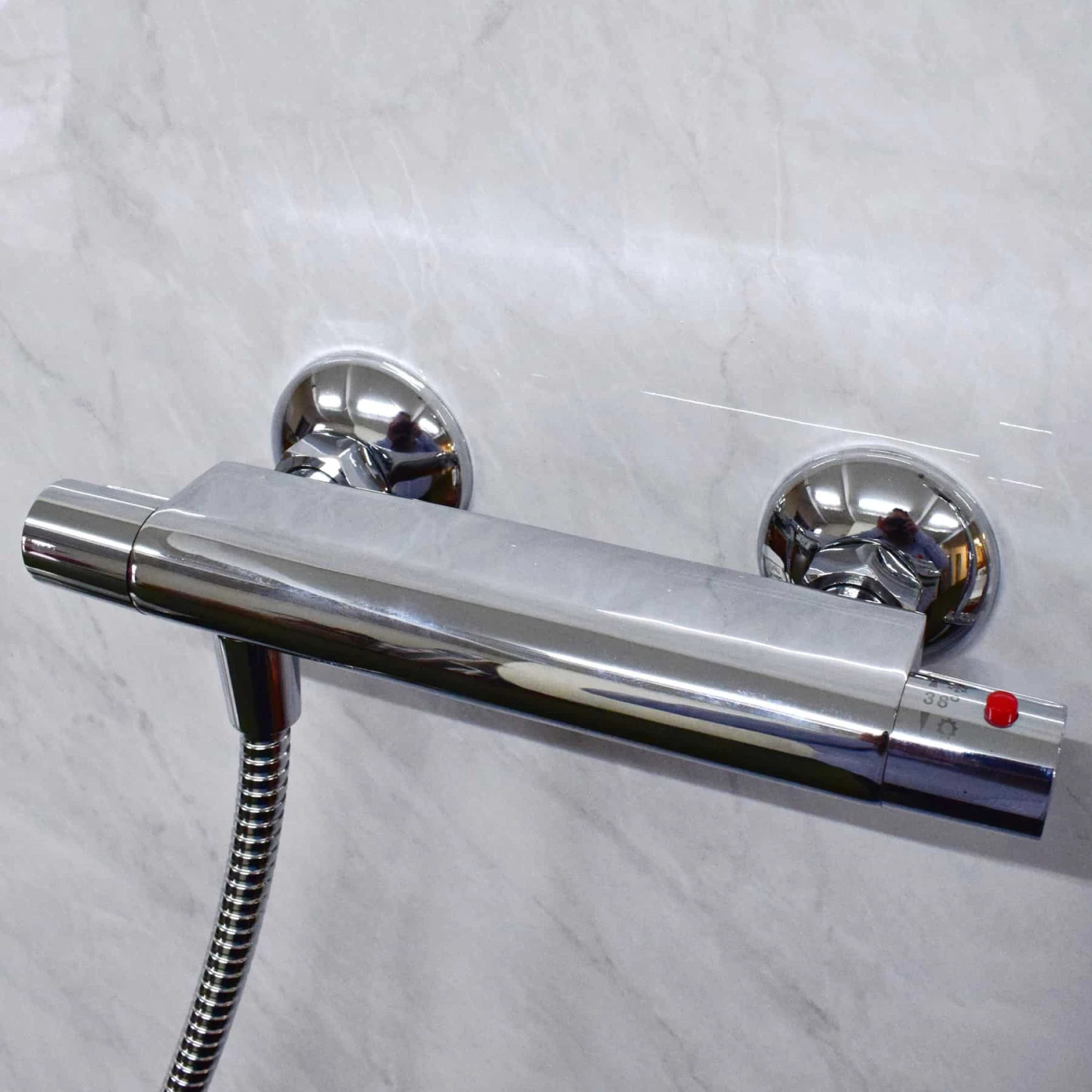 T6 Thermostatic Bar Shower Valve Set With Optional Multifunction Shower Head 6 T6 Thermostatic Bar Shower Valve Set With Optional Multifunction Shower Head - Image 4