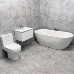 Talula Mino Wall Hung Vanity Unit + Charlotte Toilet WC Freestanding Bath Suite 19 Talula Mino Wall Hung Vanity Unit + Charlotte Toilet WC Freestanding Bath Suite -UK Bathroom Products Sales 2024 Tanzanite Bath Mino Vanity Cityspace Side jpg webp