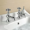 Comfrey Traditional Victorian Style Basin Sink Taps Cross Head Chrome Pair 1 Comfrey Traditional Victorian Style Basin Sink Taps Cross Head Chrome Pair -UK Bathroom Products Sales 2024 Traditional Victorian Style Basin Taps Cross Head Chrome Pair Hot Cold Sink 222020443638 JPG 2