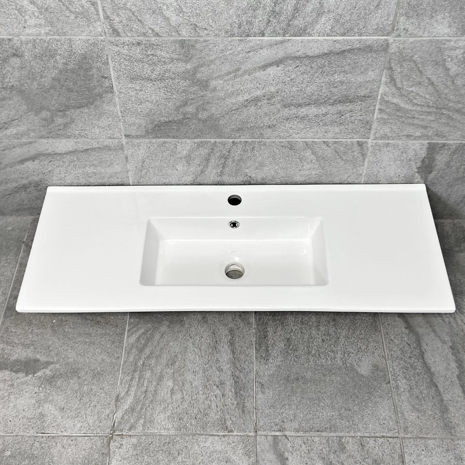 1010mm X 365mm Large Ceramic Bathroom Furniture Sink Vanity Basin Rectangular 3 1010mm X 365mm Large Ceramic Bathroom Furniture Sink Vanity Basin Rectangular
