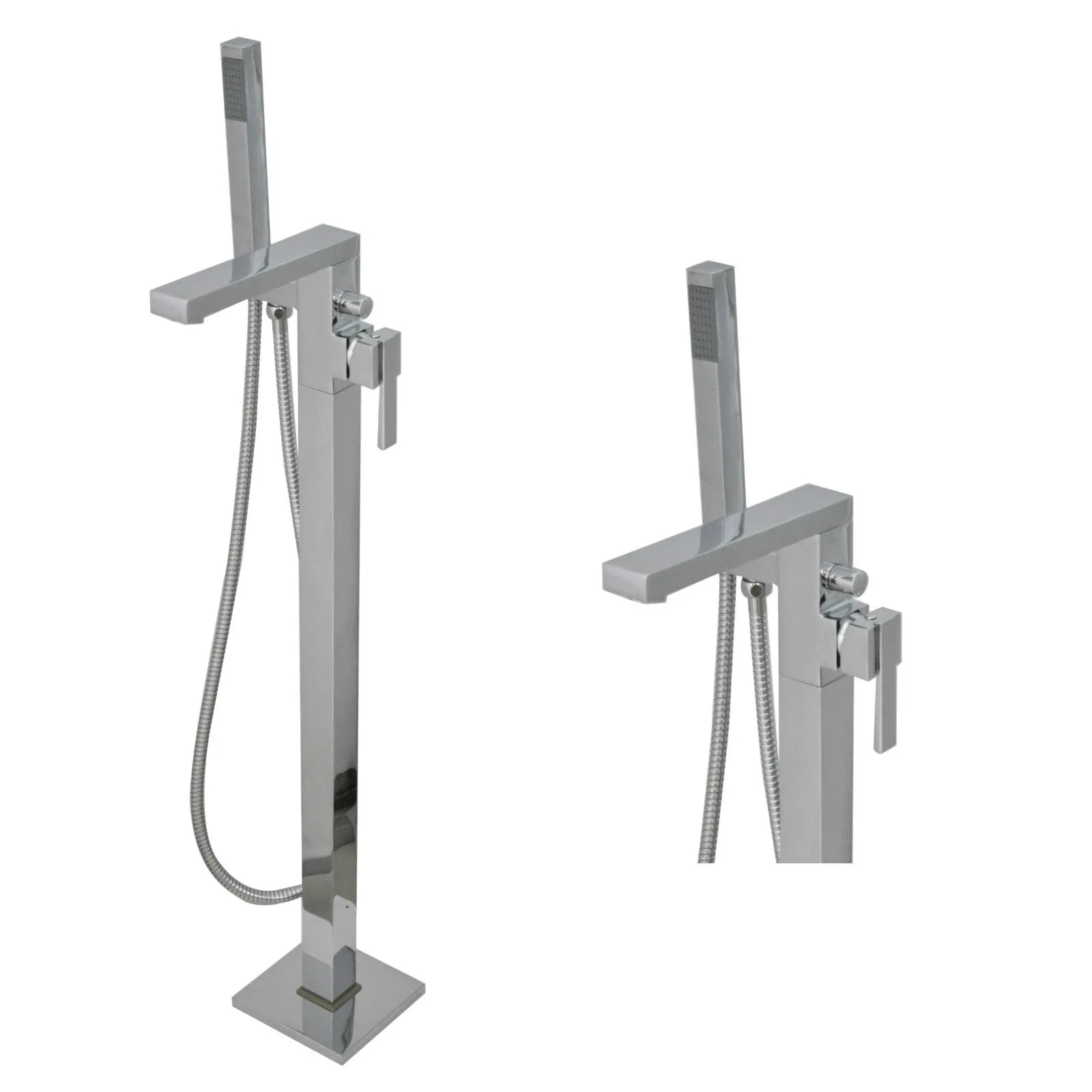 Floor Standing Bath Shower Mixer Tap For Use With Freestanding & Roll Top Baths 5 Floor Standing Bath Shower Mixer Tap For Use With Freestanding & Roll Top Baths - Image 3