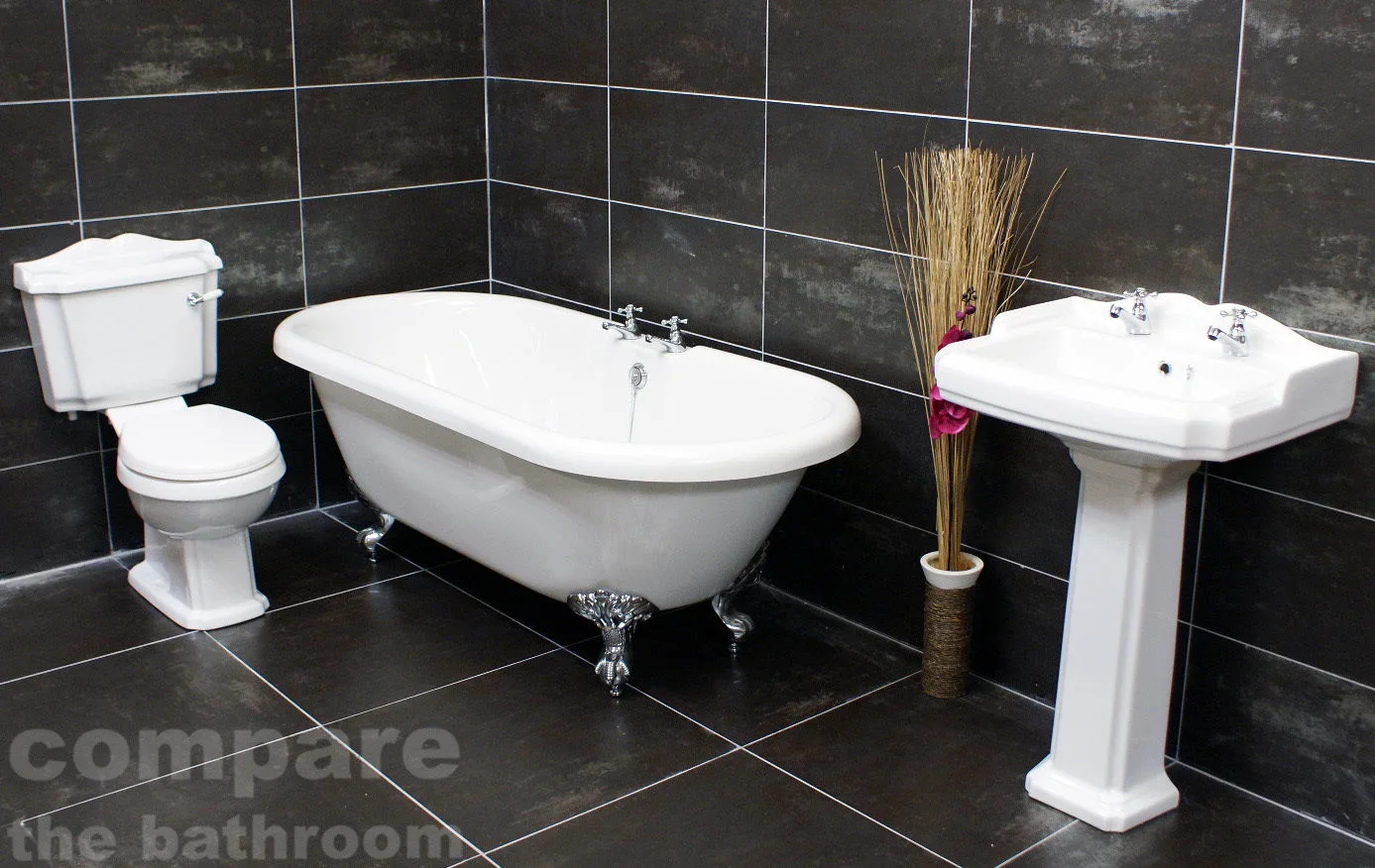 Traditional Classic Victorian Roll Top Freestanding Bathroom Suite 4 Traditional Classic Victorian Roll Top Freestanding Bathroom Suite - Image 2