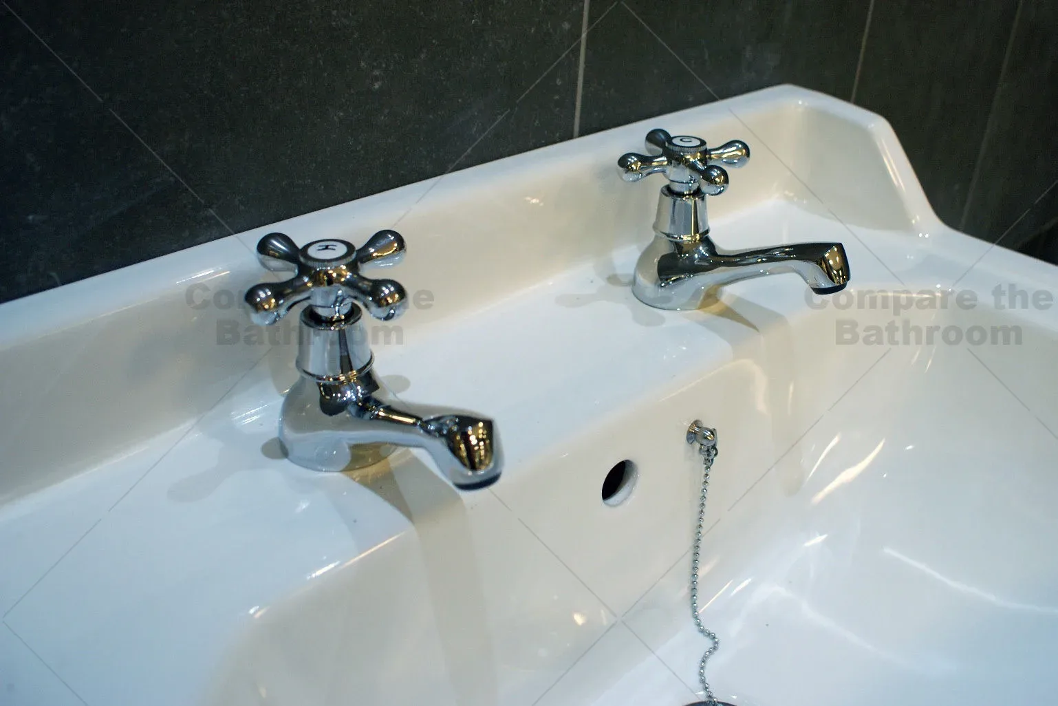 Traditional Victorian High Level Toilet + Basin Set Bathroom Suite WC + Sink 13 Traditional Victorian High Level Toilet + Basin Set Bathroom Suite WC + Sink - Image 11