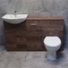 1350mm Walnut Drawerline Vanity Set Bathroom Storage Toilet + Basin Sink 2 1350mm Walnut Drawerline Vanity Set Bathroom Storage Toilet + Basin Sink -UK Bathroom Products Sales 2024 Walnut 1400mm Vanity Set Inc Drawline KIT671 1 Comp Jun 18 jpg webp