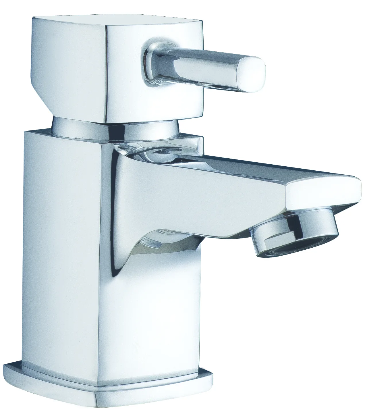 Nora Square Cloakroom Basin Tap Mono Mixer Tap With Waste 4 Nora Square Cloakroom Basin Tap Mono Mixer Tap With Waste - Image 2