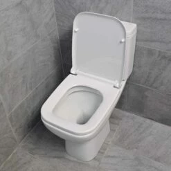 Rak Origin Compact Toilet + Vanity Basin Sink Unit Cloakroom Set Ensuite -UK Bathroom Products Sales 2024 kit710 RAK Origin St Moritz toilet seat 1