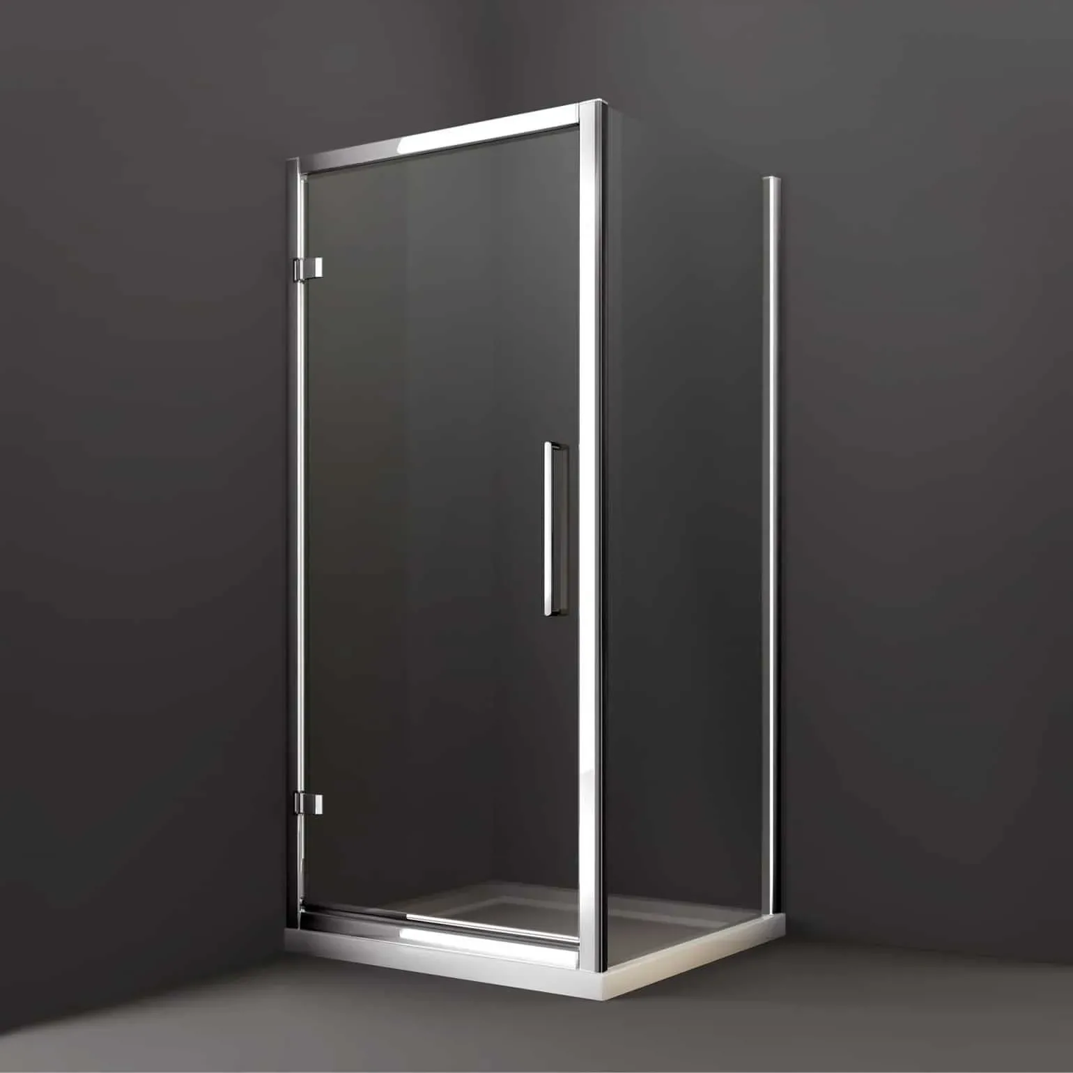 Merlyn 8 Series Hinged Shower Door With Tray Option 5 Merlyn 8 Series Hinged Shower Door With Tray Option - Image 3